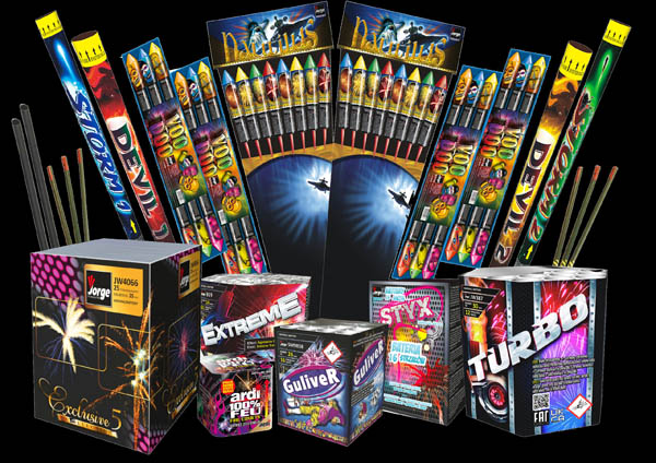 Andromeda display fireworks pack