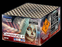 Single Ignition or Single Fuse Fireworks -Compound 1 from Sandling Fireworks