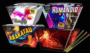 Firework Cakes & Barrages -Fanned Barrage Pack