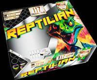 Single Ignition or Single Fuse Fireworks -Reptilian from Sandling Fireworks