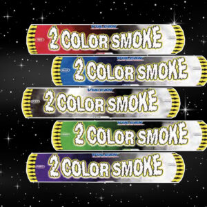 Double Colour Smoke Pyrotechnic Device