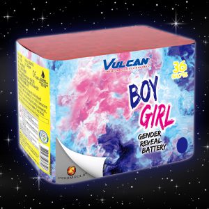 Vulcan Gender Reveal Cake – BOY / BLUE