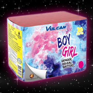 Vulcan Gender Reveal Cake – GIRL / PINK