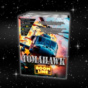 Jorge Boom Line Tomahawk - 25 Shot 30mm Garden Firework Battery