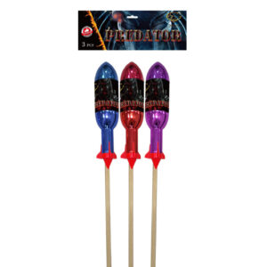Gemstone Predator – 3 Rocket Pack, Category F3 Display Rockets